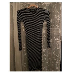 Bodycon stripped dress